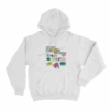 Latin Mafia Collage Art Unisex Hoodie White