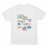 Latin Mafia Collage Art Unisex T Shirt White