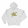 Se Fue La Luz Star Unisex Hoodie White